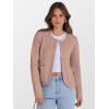imageCaracilia Womens 2025 Fall Cardigan Sweaters Knitted Dressy Casual Jackets Trendy OutfitsCamel Peach Brown