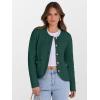 imageCaracilia Womens 2025 Fall Cardigan Sweaters Knitted Dressy Casual Jackets Trendy OutfitsGreen