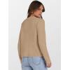 imageCaracilia Womens 2025 Fall Cardigan Sweaters Knitted Dressy Casual Jackets Trendy OutfitsKhaki