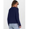 imageCaracilia Womens 2025 Fall Cardigan Sweaters Knitted Dressy Casual Jackets Trendy OutfitsNavy Blue