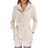 imageANRABESS Womens Jacket Belted Long Sleeve Wrap Trench Coat 2025 Fall Winter Casual Dressy Travel Outerwear with PocketsApricot