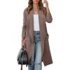 imageANRABESS Womens Long Cardigan Sweater 2025 Fall Fashion Casual Oversized Knit Open Front Coatigan Jacket Coat OutfitsNutmeg