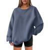 imageANRABESS Womens Oversized Sweatshirts Hoodies Crewneck Fleece Pullover Sweaters 2025 Fall Outfits Teen Girls Winter ClothesGreyblue