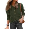 imageCaracilia Womens 2025 Fall Cardigan Sweaters Knitted Dressy Casual Jackets Trendy OutfitsArmy Green