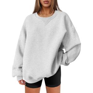 imageANRABESS Womens Oversized Sweatshirts Hoodies Crewneck Fleece Pullover Sweaters 2025 Fall Outfits Teen Girls Winter ClothesGrey
