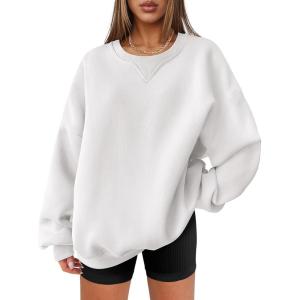 imageANRABESS Womens Oversized Sweatshirts Hoodies Crewneck Fleece Pullover Sweaters 2025 Fall Outfits Teen Girls Winter ClothesWhite