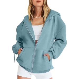 imageANRABESS Womens Zip Up Hoodies Long Sleeve Oversized Sweatshirts Fleece Y2K Jacket Pockets 2025 Fall Outfits Fashion ClothesLake