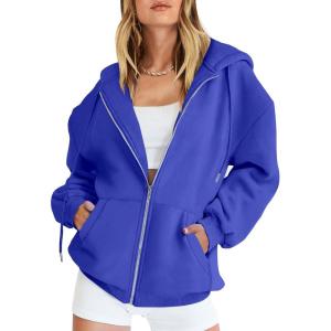 imageANRABESS Womens Zip Up Hoodies Long Sleeve Oversized Sweatshirts Fleece Y2K Jacket Pockets 2025 Fall Outfits Fashion ClothesRoyal Blue