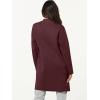 imageANRABESS Cardigan Sweater for Women Casual 2025 Fall Fashion Coat Long Sleeve Open Front Knit Coatigan OutwearBurgundy
