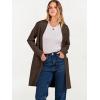 imageANRABESS Cardigan Sweater for Women Casual 2025 Fall Fashion Coat Long Sleeve Open Front Knit Coatigan OutwearCoffee