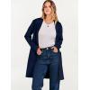 imageANRABESS Cardigan Sweater for Women Casual 2025 Fall Fashion Coat Long Sleeve Open Front Knit Coatigan OutwearNavy Blue