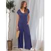 imageANRABESS Jumpsuits for Women 2025 Summer Casual Loose Cap Sleeve Crewneck Wide Leg Rompers Jumper One Piece Beach OutfitsDeep Blue