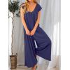 imageANRABESS Jumpsuits for Women 2025 Summer Casual Loose Cap Sleeve Crewneck Wide Leg Rompers Jumper One Piece Beach OutfitsDeep Blue