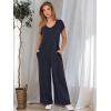 imageANRABESS Jumpsuits for Women 2025 Summer Casual Loose Cap Sleeve Crewneck Wide Leg Rompers Jumper One Piece Beach OutfitsNavy Blue