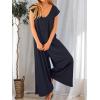 imageANRABESS Jumpsuits for Women 2025 Summer Casual Loose Cap Sleeve Crewneck Wide Leg Rompers Jumper One Piece Beach OutfitsNavy Blue
