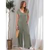 imageANRABESS Jumpsuits for Women 2025 Summer Casual Loose Cap Sleeve Crewneck Wide Leg Rompers Jumper One Piece Beach OutfitsOlive