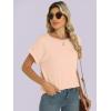 imageANRABESS Oversized Tshirts for Women Summer Tops Short Sleeve Casual Loose Basic Tee Shirt Cute Outfits 2025 Trendy ClothesApricot