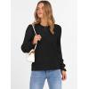 imageANRABESS Sweaters for Women Lace Long Sleeve Tops 2025 Fall Dressy Casual Business Knitted Pullover Shirts Puff Cuffs OutfitsBlack