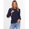 imageANRABESS Sweaters for Women Lace Long Sleeve Tops 2025 Fall Dressy Casual Business Knitted Pullover Shirts Puff Cuffs OutfitsNavy Blue