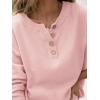 imageANRABESS Women 2 Piece Outfits Oversized Loose Waffle Knit Sweater Set 2025 Fall Trendy Matching Lounge Sets Cozy ClothesPink