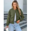 imageANRABESS Women Cropped Bomber Jacket 2025 Fashion Casual Trendy Varsity Y2k Jackets Fall OutfitsArmy Green