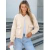 imageANRABESS Women Cropped Bomber Jacket 2025 Fashion Casual Trendy Varsity Y2k Jackets Fall OutfitsBeige
