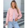imageANRABESS Women Cropped Bomber Jacket 2025 Fashion Casual Trendy Varsity Y2k Jackets Fall OutfitsPink