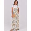 imageANRABESS Women Jumpsuits Overalls Wide Leg Casual Baggy Romper Boho Loose Bib Jumpers Sleeveless Straps 2025 Summer OutfitsBeige Floral