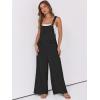 imageANRABESS Women Jumpsuits Overalls Wide Leg Casual Baggy Romper Boho Loose Bib Jumpers Sleeveless Straps 2025 Summer OutfitsBlack