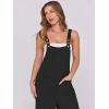 imageANRABESS Women Jumpsuits Overalls Wide Leg Casual Baggy Romper Boho Loose Bib Jumpers Sleeveless Straps 2025 Summer OutfitsBlack