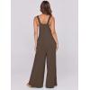 imageANRABESS Women Jumpsuits Overalls Wide Leg Casual Baggy Romper Boho Loose Bib Jumpers Sleeveless Straps 2025 Summer OutfitsBrown