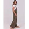 imageANRABESS Women Jumpsuits Overalls Wide Leg Casual Baggy Romper Boho Loose Bib Jumpers Sleeveless Straps 2025 Summer OutfitsBrown