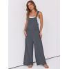 imageANRABESS Women Jumpsuits Overalls Wide Leg Casual Baggy Romper Boho Loose Bib Jumpers Sleeveless Straps 2025 Summer OutfitsDark Grey