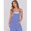 imageANRABESS Women Jumpsuits Overalls Wide Leg Casual Baggy Romper Boho Loose Bib Jumpers Sleeveless Straps 2025 Summer OutfitsDenim Blue Print