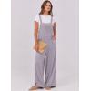 imageANRABESS Women Jumpsuits Overalls Wide Leg Casual Baggy Romper Boho Loose Bib Jumpers Sleeveless Straps 2025 Summer OutfitsGrey