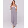 imageANRABESS Women Jumpsuits Overalls Wide Leg Casual Baggy Romper Boho Loose Bib Jumpers Sleeveless Straps 2025 Summer OutfitsGrey
