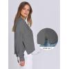 imageANRABESS Women Knit Cardigans Sweater Open Front Button Down Long Sleeve Cropped Lady Jacket Outwear 2025 Fall OutfitsDeep Grey