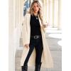 imageANRABESS Women Knit Long Cardigan Long Sleeve Open Front Lapel Oversized Sweater Coat 2025 Fall Duster Outerwear ClothesBeige