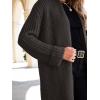 imageANRABESS Women Knit Long Cardigan Long Sleeve Open Front Lapel Oversized Sweater Coat 2025 Fall Duster Outerwear ClothesDeep Coffee