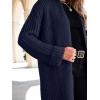 imageANRABESS Women Knit Long Cardigan Long Sleeve Open Front Lapel Oversized Sweater Coat 2025 Fall Duster Outerwear ClothesNavy Blue