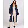 imageANRABESS Women Knit Long Cardigan Long Sleeve Open Front Lapel Oversized Sweater Coat 2025 Fall Duster Outerwear ClothesNavy Blue