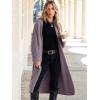 imageANRABESS Women Knit Long Cardigan Long Sleeve Open Front Lapel Oversized Sweater Coat 2025 Fall Duster Outerwear ClothesNutmeg