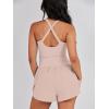 imageANRABESS Women Rompers Running Exercise Workout Set One Piece Jumpsuits Gym Yoga Outfits 2025 Summer Active Wear ClothesLight Pink