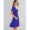 imageANRABESS Womens 2025 Summer Casual Dress Square Neck Puff Sleeve Boho Beach Vacation Short DressRoyal Blue