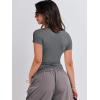imageANRABESS Womens 3 Pack Short Sleeve Shirts 2025 Crop Tops Tight Fitted Basic Tees Workout T Shirts Y2k Clothes Summer OutfitBlackwhitedeep Grey