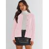 imageANRABESS Womens Cardigan Sweater Long Sleeve Button Down Lady Tweed Knit Jackets 2025 Fall OutfitsPink