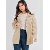 imageANRABESS Womens Corduroy Shacket Button Down Shirts Oversized Long Sleeve Casual Cardigan Jacket 2025 Fall Fashion ClothesApricot