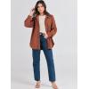 imageANRABESS Womens Corduroy Shacket Button Down Shirts Oversized Long Sleeve Casual Cardigan Jacket 2025 Fall Fashion ClothesCaramel