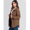 imageANRABESS Womens Corduroy Shacket Button Down Shirts Oversized Long Sleeve Casual Cardigan Jacket 2025 Fall Fashion ClothesCoffee