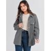 imageANRABESS Womens Corduroy Shacket Button Down Shirts Oversized Long Sleeve Casual Cardigan Jacket 2025 Fall Fashion ClothesGrey